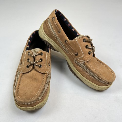 Reel Legends Catamaran Boat Deck Shoes Men's 11.5 M Light Coffee Tan Casual