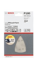 10x Bosch Schleifblätter 100x150mm P180, Für Holz und Farbe, Netzstruktur, M480 