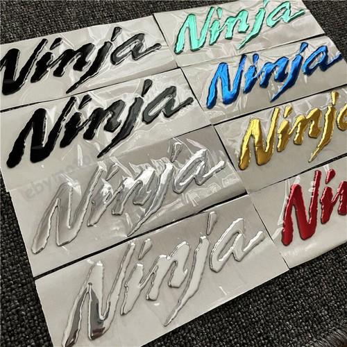 Motorcycle Fuel Gas Tank 3D Emblem Decals For Kawasaki Ninja Bike Badge Stickers - Bild 2 von 8