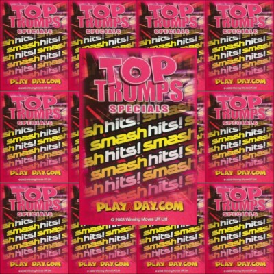 Top Trumps Einzelkarten Popstars 2 Musik Popstars Gruppen Sänger verschiedene (FB3)