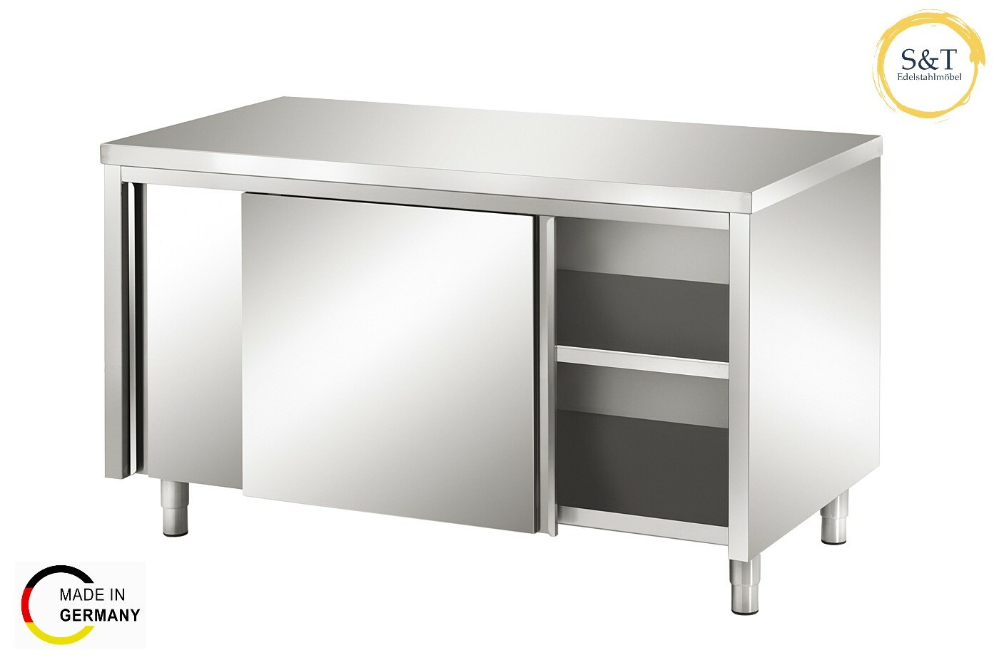 Arbeitsschrank AKTION ALLE GRÖßEN Gastroschrank Edelstahlschrank Schiebetüren NE