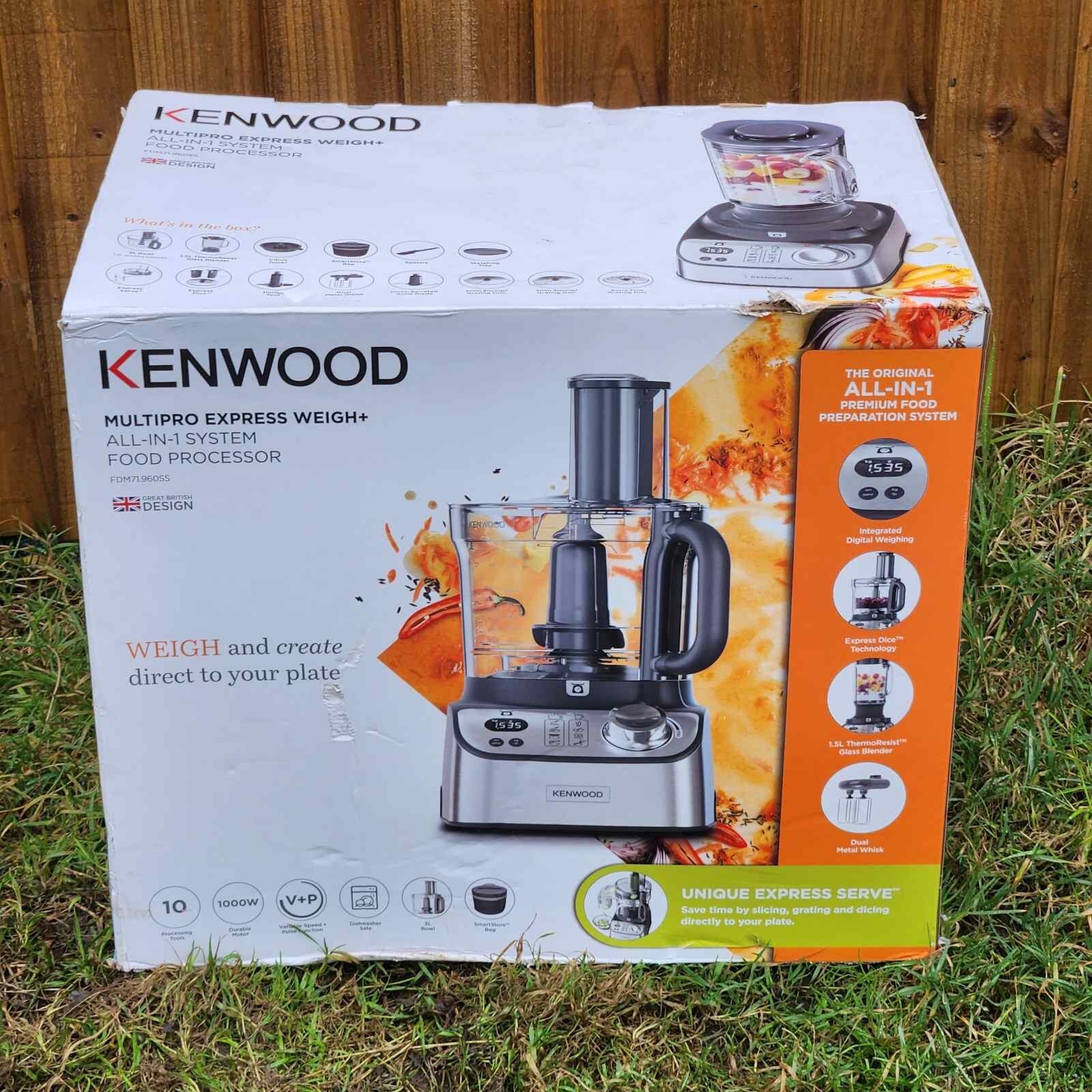 Kenwood FDM71.960SS MultiPro 3L 1kW Express Weigh+ Food Processor