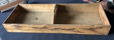 Primative Vintage Antique Farmhouse Wood Handles Handmade Basket Tray