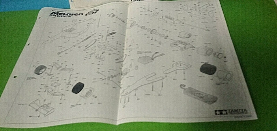 TAMIYA PARTS LIST For MCLAREN MP4 6 F.1 HONDA 58104 1/10 CARS RC - Immagine 3 di 3