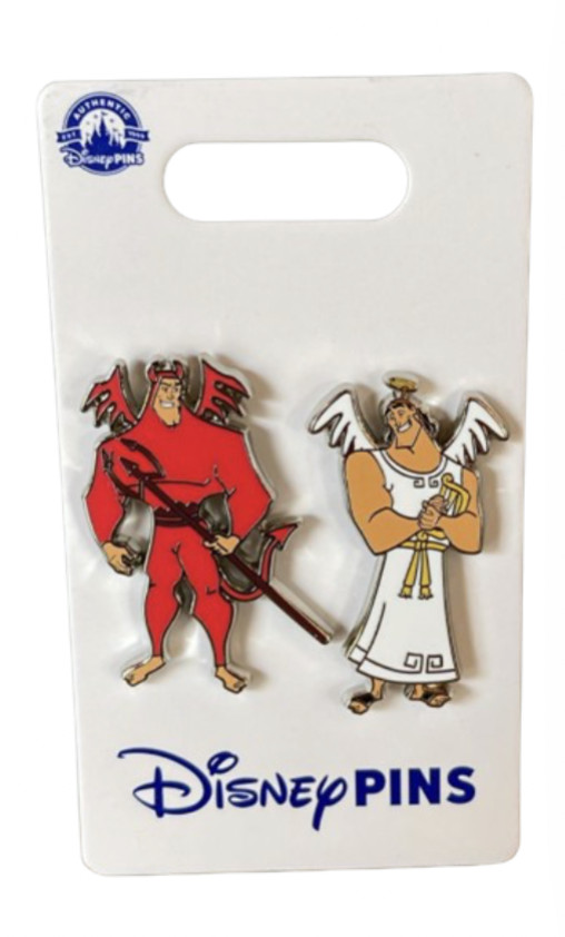 Disney Parks Kronk Angel & Devil Set Pin New With Card