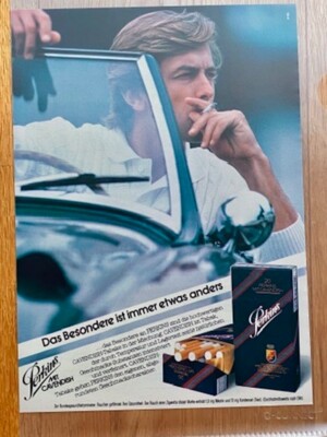 Perkins Cigarette mit Cavendish Tabak 80s retro 1981 Vintage Werbung Reklame V2