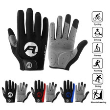 Cycling Full Finger Touch Screen Gloves Riding Gloves Gel Pad Bicycle MTB Gloves