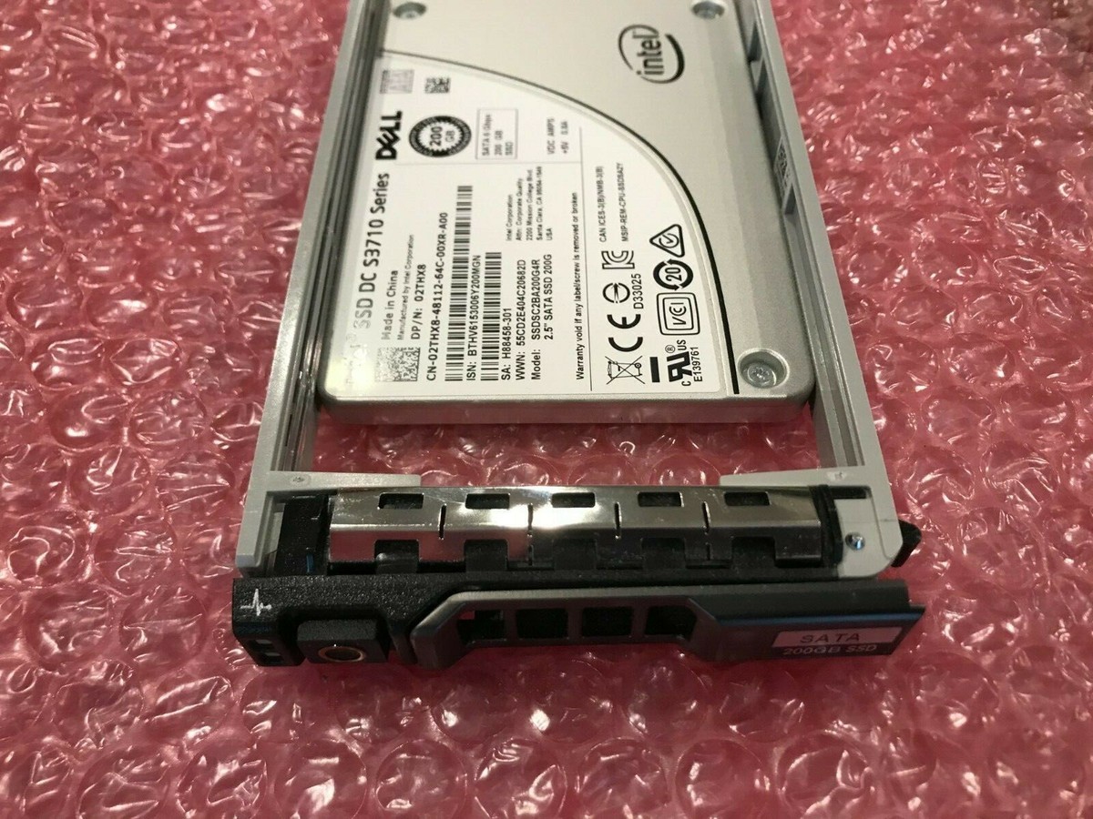 2THX8 DELL INTEL S3710 200GB SSD SATA 6GB/s 2.5 SSD SSDSC2BA200G4R