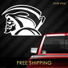 Grim Reaper Vinyl Decal Car Truck Sticker | Skull Skeleton