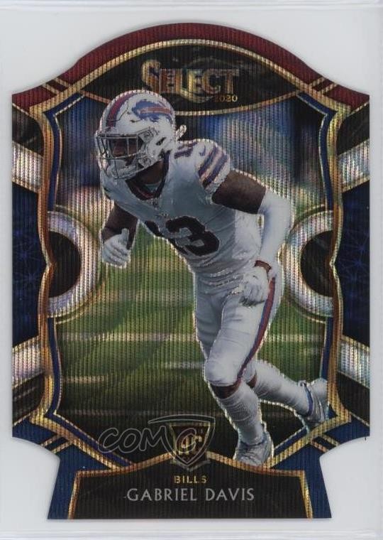2020 Panini Select Concourse Tri-Color Prizm Die-Cut Gabriel Davis #82 08xm