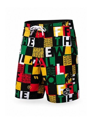 VANS - COSTUME JUNIOR BERMUDA - BOARDSHORT OFF THE WALL - VSR724B - RASTA