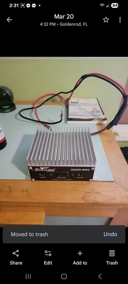 Transmisor Rocketbox HD 250 AM/SSB/CW Foto 2 de 3