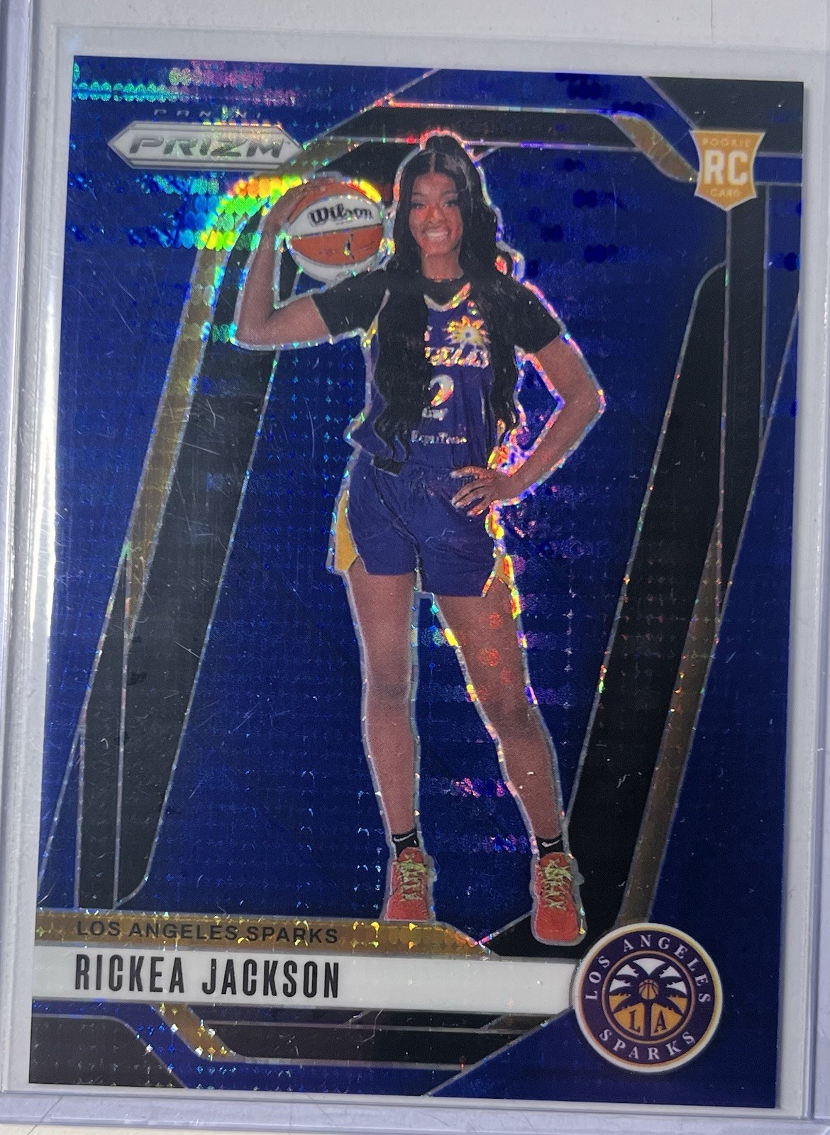 2024 Panini Prizm WNBA - Rickea Jackson #144 Blue Pulsar Prizm /199 (RC)