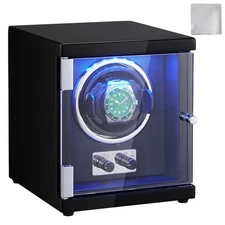Uimoso Watch Winder Single Watch Winder for Automatic Watch with Mabuchi Motor