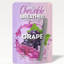 Health Chews Aromatherapy Puffer Grape Nicotine Free Quit Smoking Aid