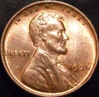 1936-P Lincoln Cent Gem BU Red/Brown Original