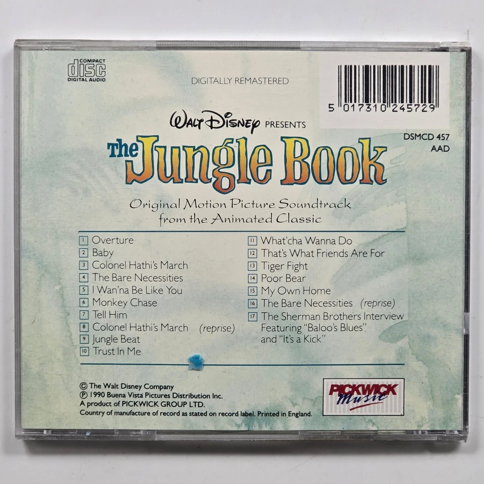 The Jungle Book - Original Motion Picture Soundtrack , CD - Image 2 of 4