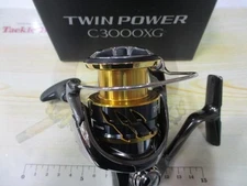 SHIMANO 20 TWIN POWER C3000XG SPINNING REEL Used