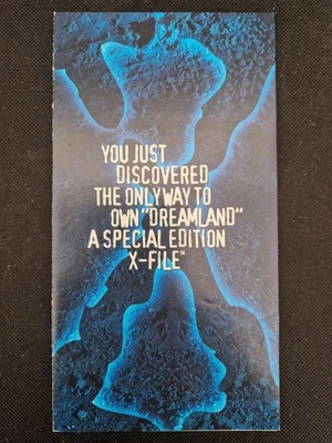 Akte X - 1999 - Dreamland VHS Video - Faltblatt/Flyer #W919 - Bild 1 von 3