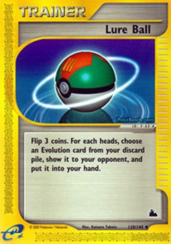 1x Lure Ball - 128/144 - Uncommon NM-Mint Pokemon G2 - Skyridge