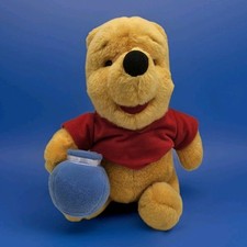 Vintage Disney's Winnie The Pooh 1994 Teddy Bear Plush With Honey Pot Mattel