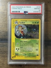 Skyridge Ledian #H14 Holo Rare [PSA 10 Gem Mint] 2003 E-Reader (Pop 137) on eBay