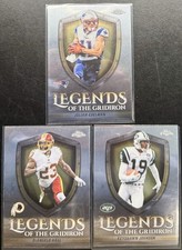 2025 Topps Chrome NFL Legends of the Gridiron Refractor Lot (3 cards) Inserts
