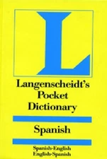 Pocket Dictionary : Spanish-English Vinyl-bound Langenscheidt Pub