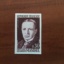 France Yvert Num 1423 non dentelé ** Georges Mandel  1964