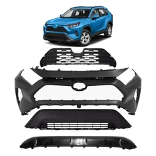 Fit For 2019 2020 2021 2022 Toyota Rav4  Front Bumper Cover Grill
