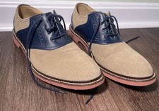Cole Haan-Mens Camel tan suede color with dar...
