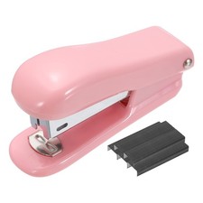 Mini Desktop Staplers with 1000 Standard 26/6 Staples 25 Sheet, Black