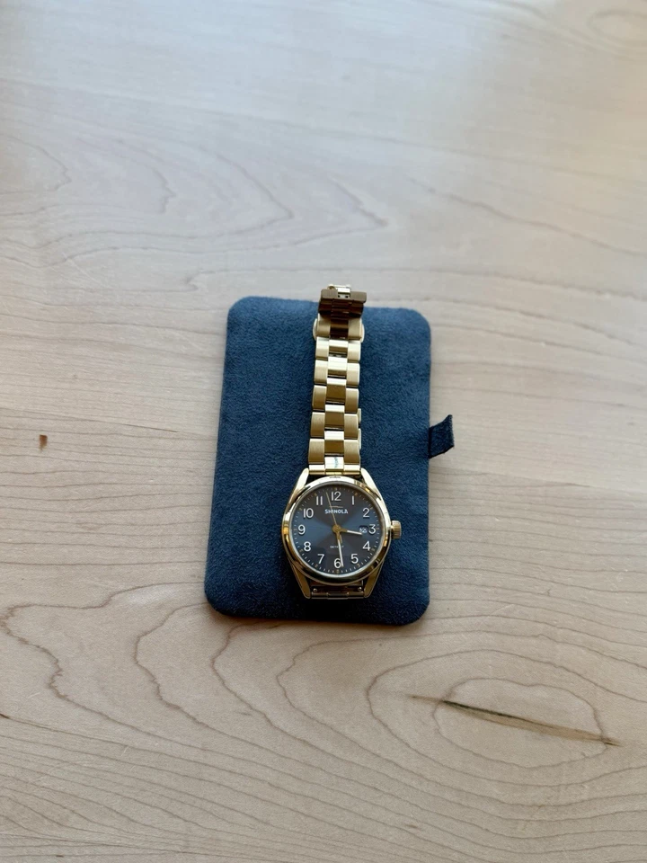 Reloj Hombre Shinola Derby 3HD 38mm Oro - Acero Inoxidable, Cristal de Zafiro Foto 2 de 4