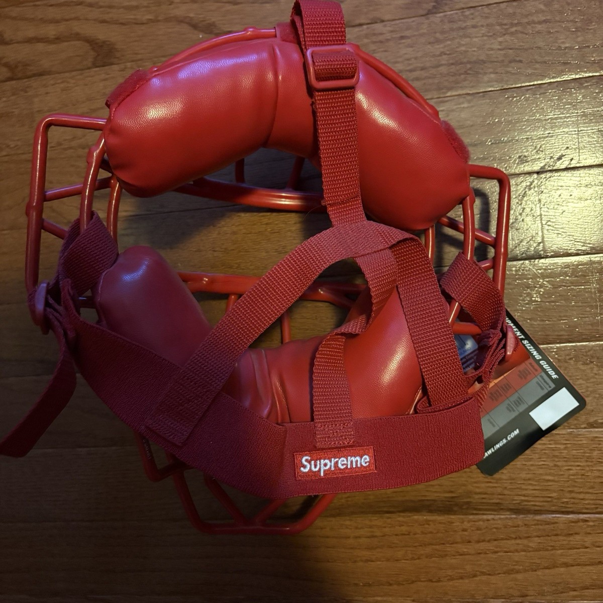 Supreme Rawlings Catcher's Mask Red SS18 Box Logo - NEW - Fast