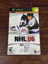 NHL 06 Hockey 2006 XBOX Instruction Manual Only