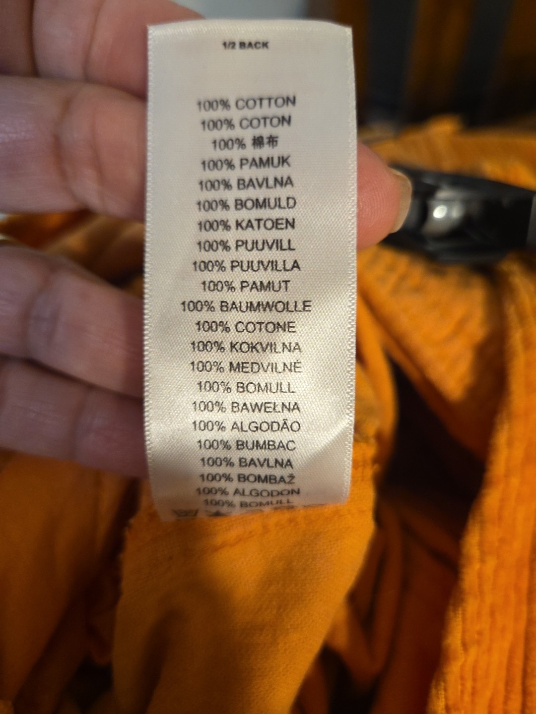 Basic Pleasure Mode Lumberjack Orange Corduroy Ov… - image 10