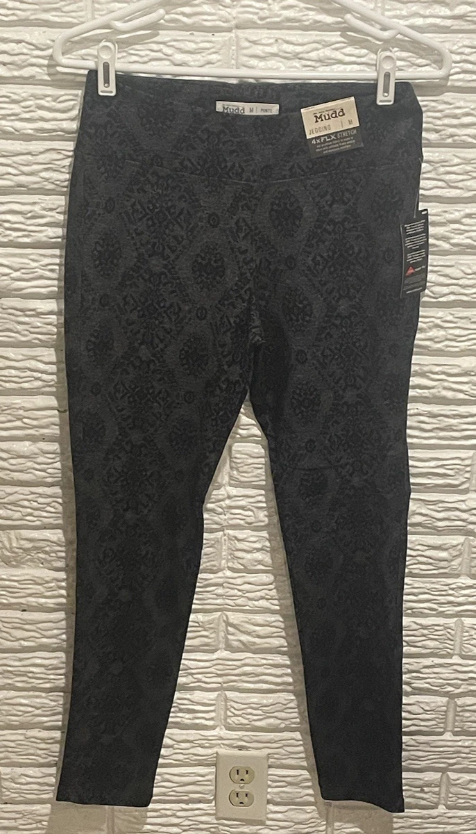 Pantalon Fille Mudd Noir - Taille 7, Style Jean Avec 5% Spandex, Occasion Très Bon état