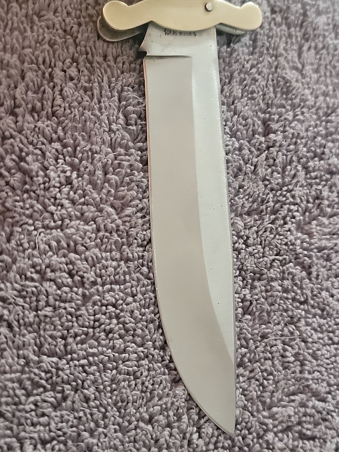 Parker Cutlery Japan 1982 Model K419 Safety Folder Knife Burnt Bone Stag Mint