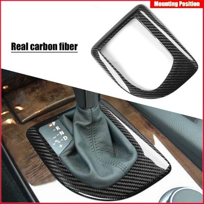 For BMW 5 Series E60 2004-2007 Dry Carbon Fiber Control Gear Shift Panel Cover