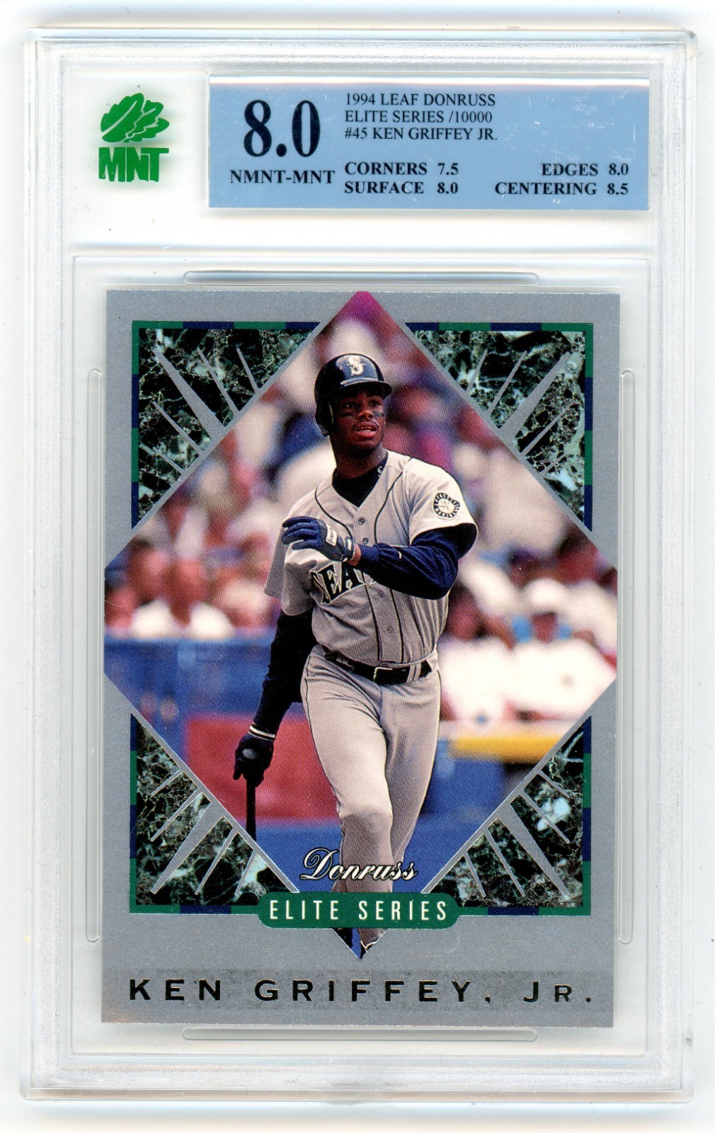 1994 Leaf Donruss Elite Series Ken Griffey Jr. #45 1071/10,000 MNT Graded 8.0