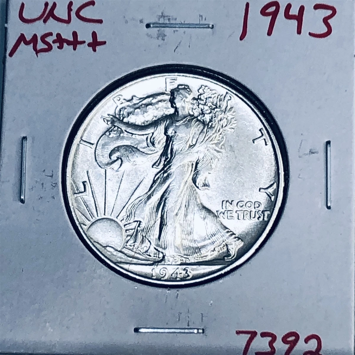 U.S. Mint Silver 1943 Year Liberty Walking Half Dollars (1916-1947