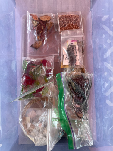 1- 1  1/2 lb Bag Of Various Beads, Assorted Jewelry Components