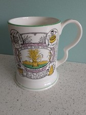 Vintage Adams The Farmers Arms Tankard Mug In God Is Our Trust 1960s VGC