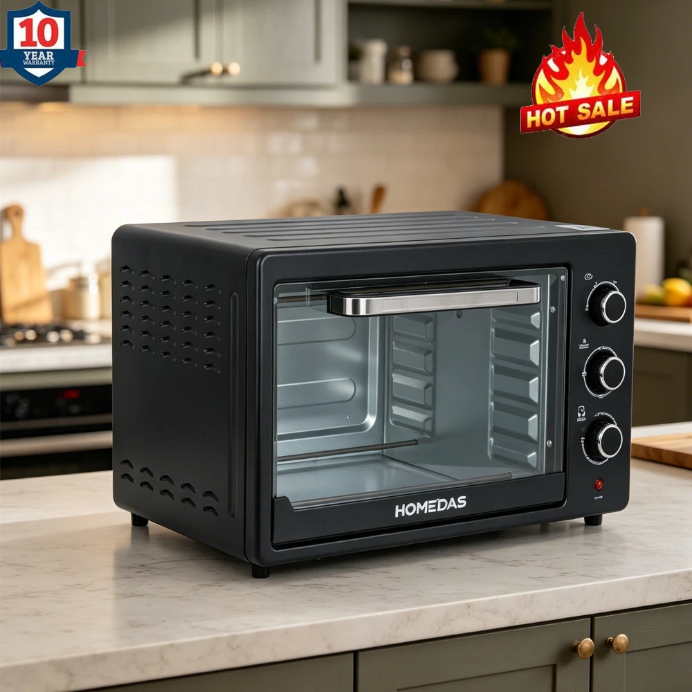 HOMEDAS 0.9 Cu.Ft Microwave 900W Compact Countertop Oven One-Touch Controls
Opens in a new window or