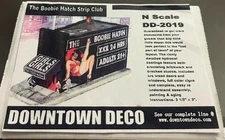 Downtown Deco 2019 THE BOOBIE HATCH STRIP CLUB  Diorama Building N Scale