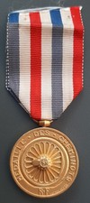 Médaille des Cheminots SNCF 1954 Train chemins de Fer bronze doré ORIGINAL MEDAL