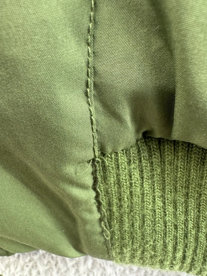 Chaleco acolchado verde tocador forrado de lana interior para mujer talla XL POE Foto 4 de 4