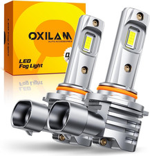 9006 LED Bulbs, 900 Brighter HB4 Fog Bulb, 6500K Cool White, Built-In Anti-Flic
