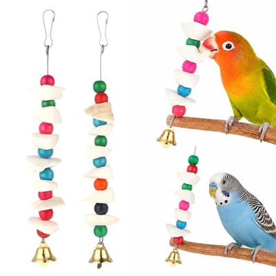 Zyghjort 2 Pack Cuddle Bones for Birds, Natural Bird Beak Grinding White
