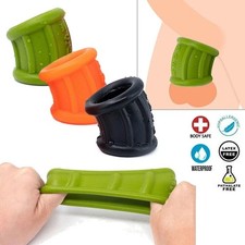 Penis-Stretcher Enhancer Ball-Scrotum-Ring-Delay-Ejaculation for Male Men